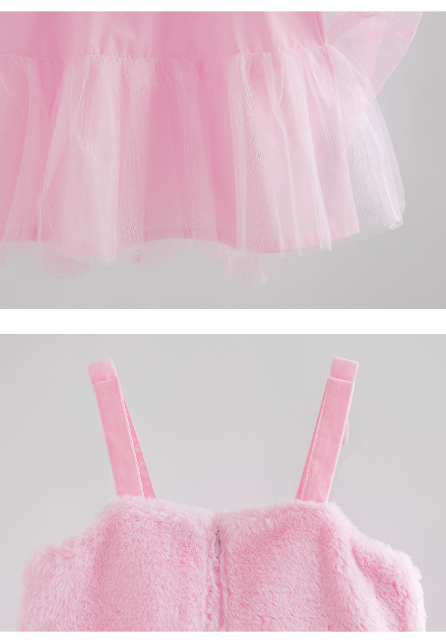 I LOVE J Kelly fur ribbon ops