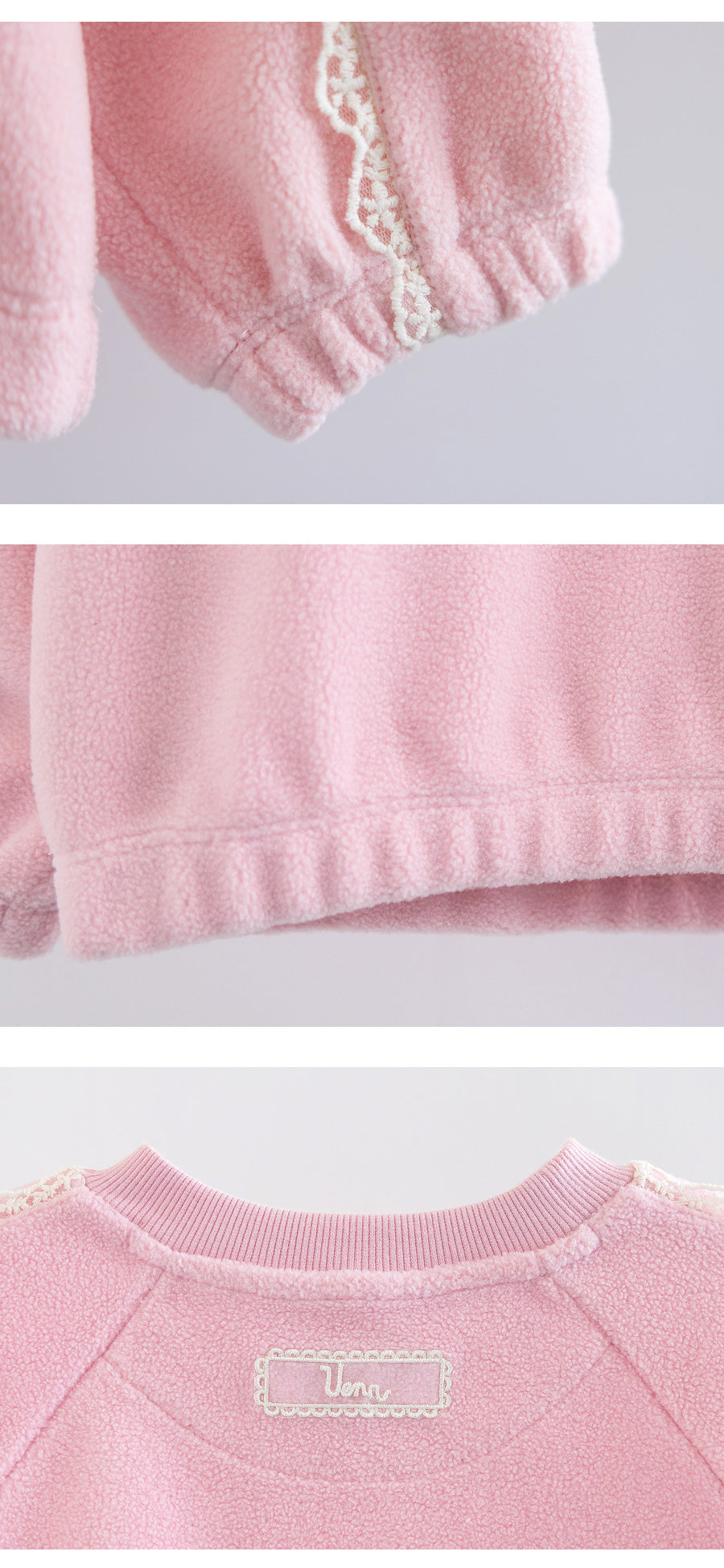 I LOVE J Hello cat fleece 2pc set