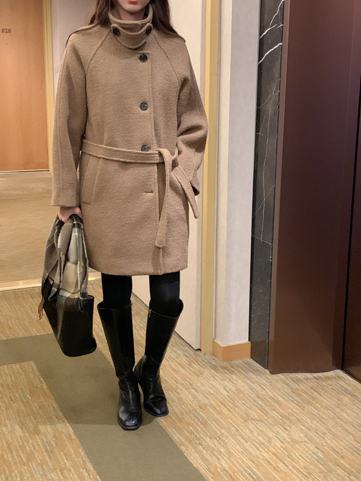 MOMS WEAR Wool coat