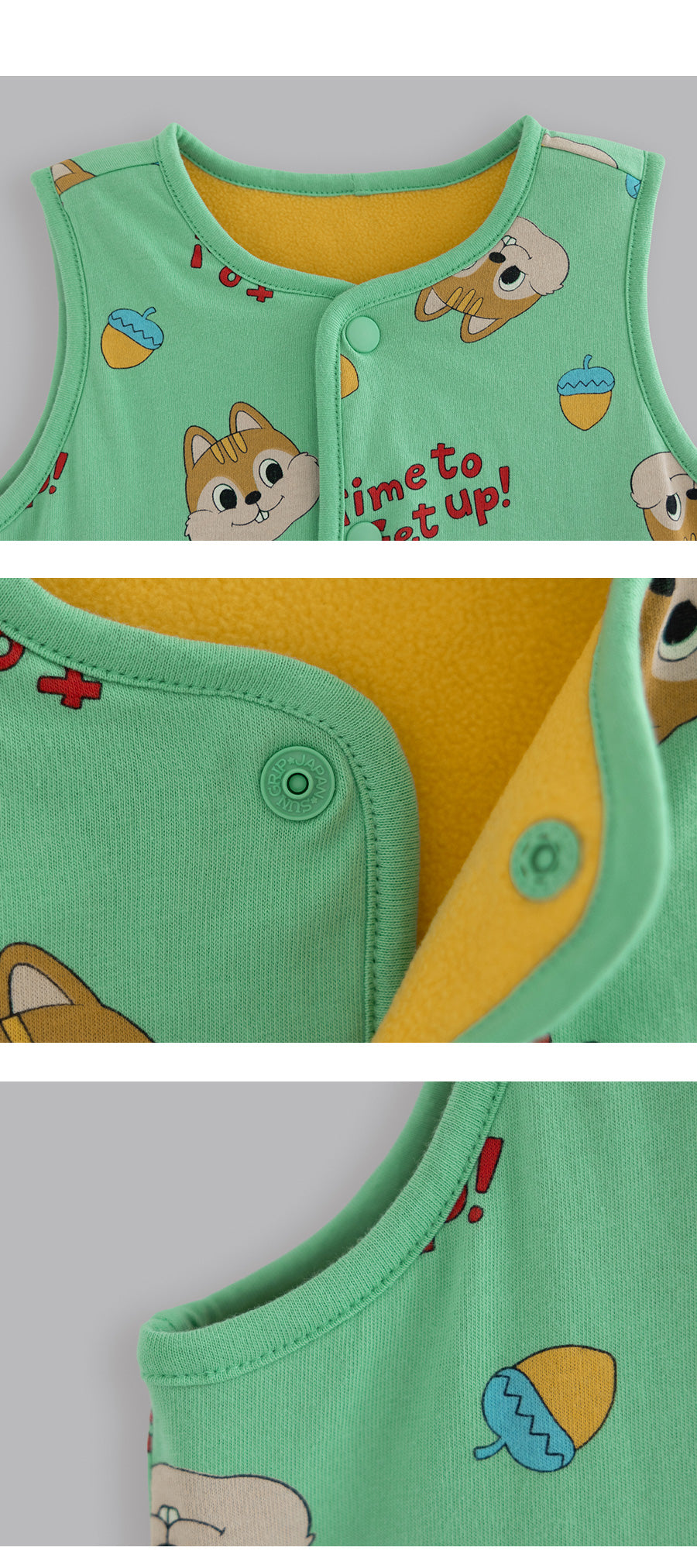 I LOVE J TODDLER reversible sleep sack