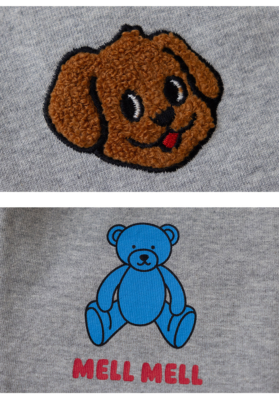 I LOVE J TODDLER boucle jogger pants
