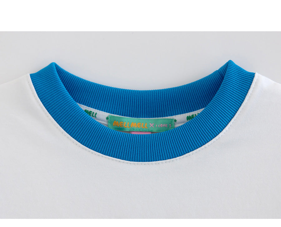 I LOVE J TODDLER color-blocked top
