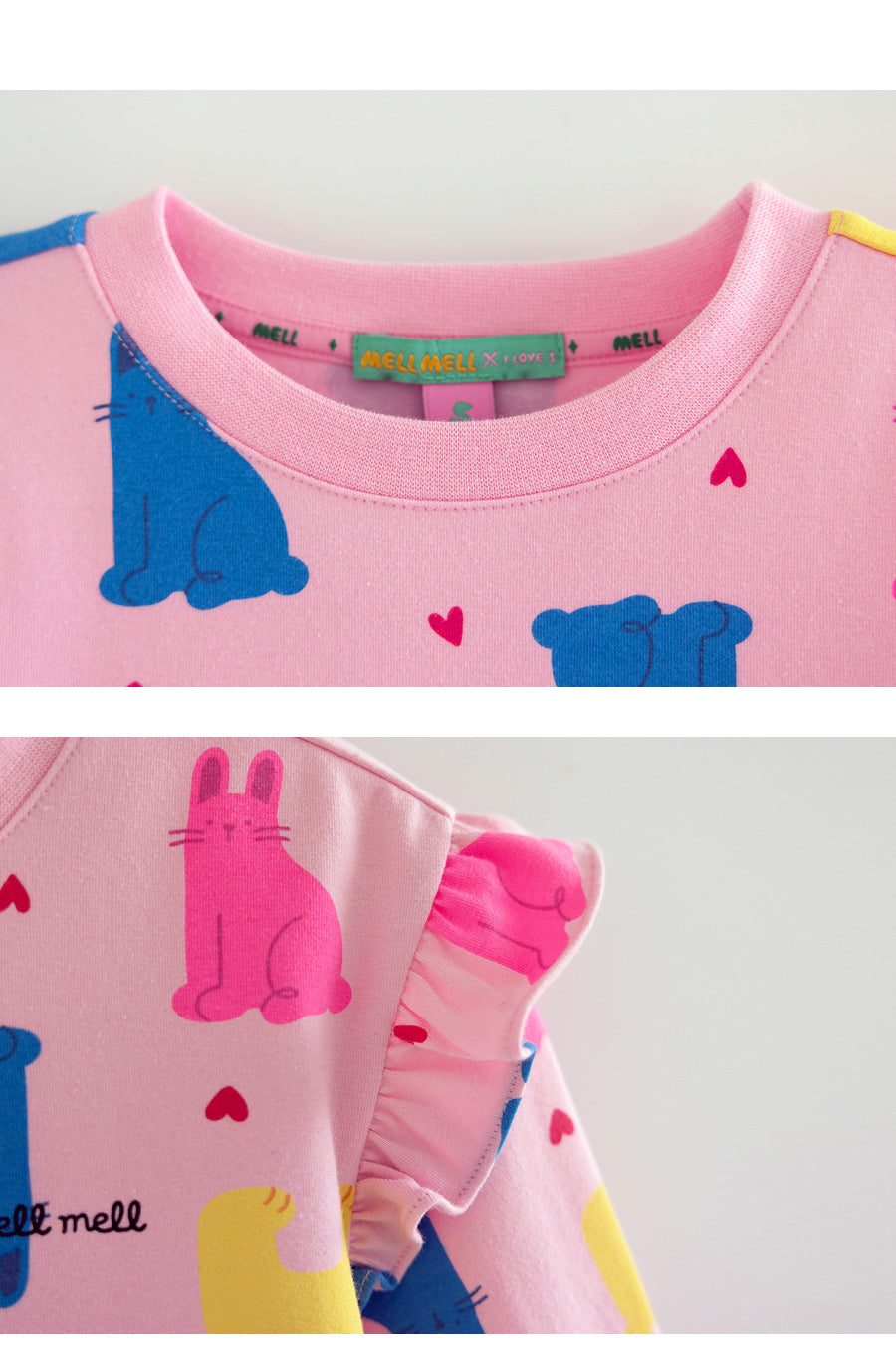 I LOVE J TODDLER shirring single top
