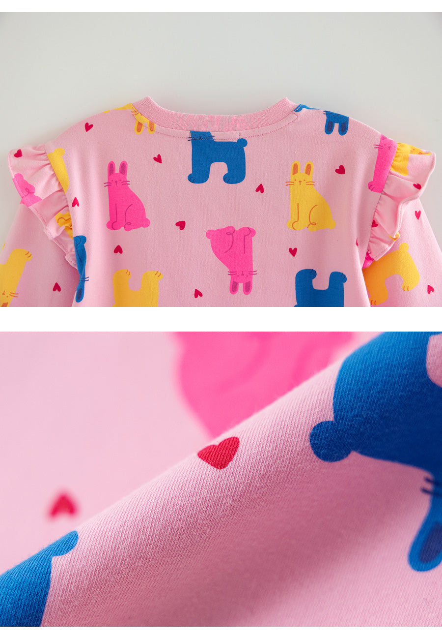 I LOVE J TODDLER shirring single top