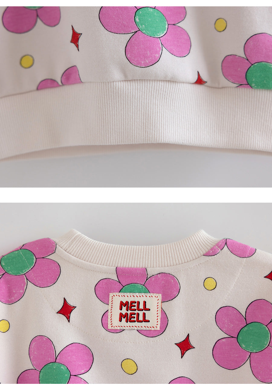 I LOVE J TODDLER flower mtm top