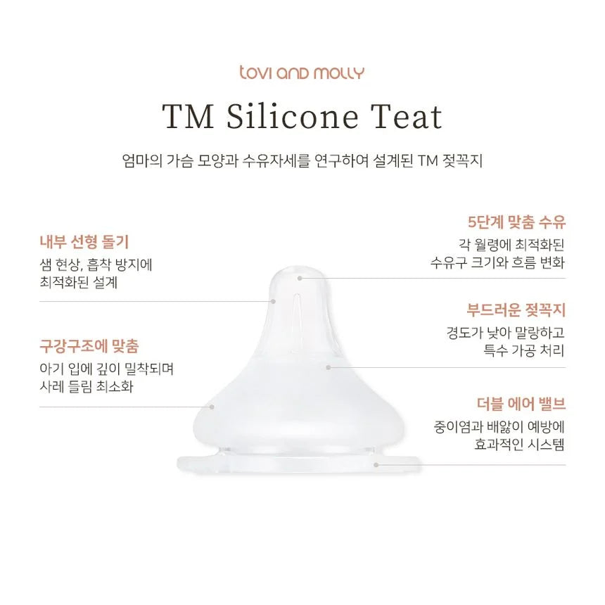 TOBI&MOLLY Baby silicone teat