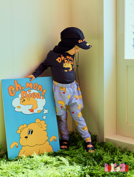 BEBEBEBE 2024 SUMMER Fried shrimp swim shorts