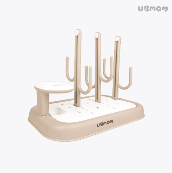 UBMOM Bottle Drying Rack w. Tray