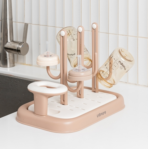 UBMOM Bottle Drying Rack w. Tray