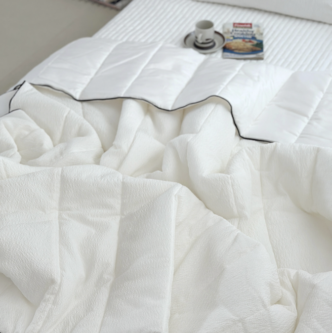 ALL4HOME Summer Duraron Seersucker Cooling Blanket