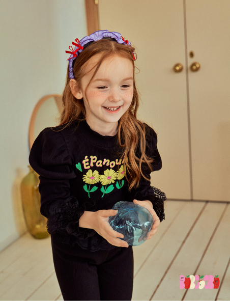 BEBEBEBE PRE FALL Yellow flower Top & Leggings