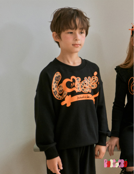 BEBEBEBE PRE FALL Heart leopard training Top & Bottom