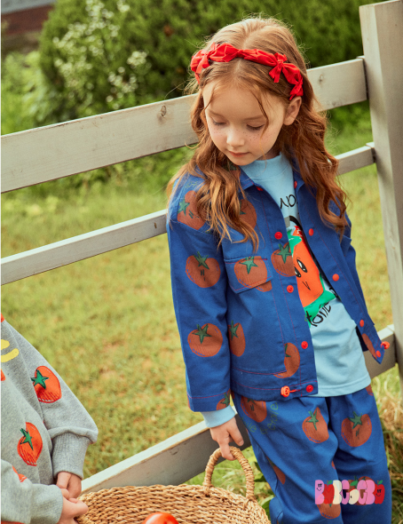 BEBEBEBE PRE FALL Tomato Jacket & Bottom