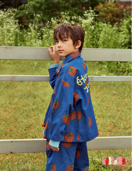 BEBEBEBE PRE FALL Tomato Jacket & Bottom