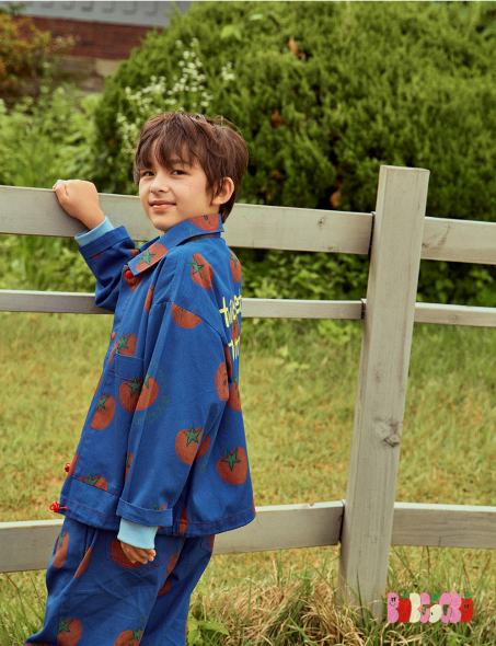 BEBEBEBE PRE FALL Tomato Jacket & Bottom