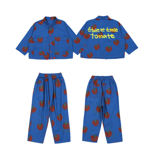 BEBEBEBE PRE FALL Tomato Jacket & Bottom