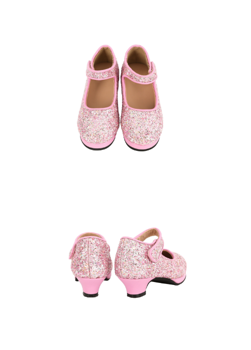 BEBEBEBE BIRTHDAY EDITION Pink glitter shoes