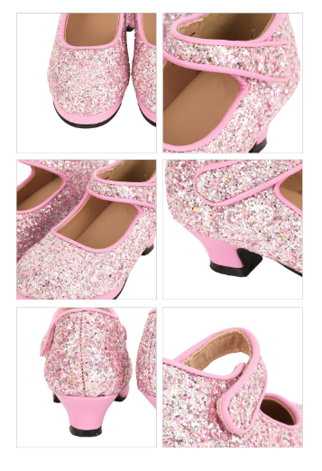 BEBEBEBE BIRTHDAY EDITION Pink glitter shoes