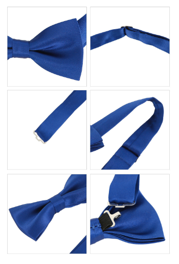 BEBEBEBE BIRTHDAY EDITION Blue ribbon bow tie