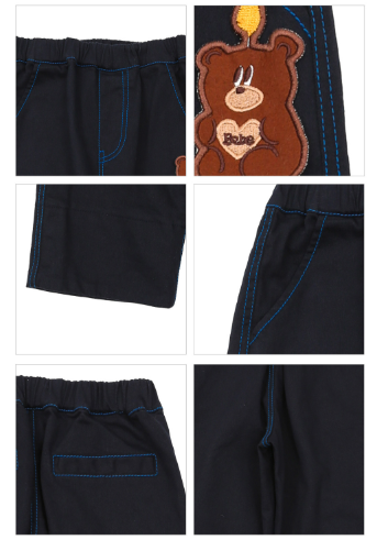 BEBEBEBE BIRTHDAY EDITION Choco bear candle shirts + pants SET