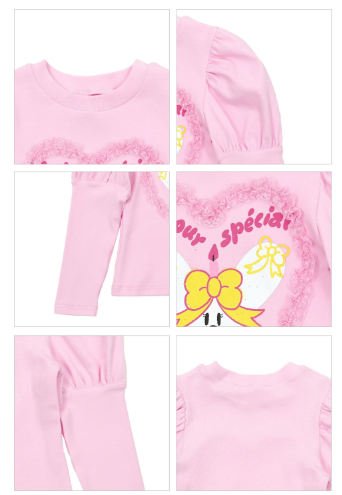BEBEBEBE BIRTHDAY EDITION  Ribbon rabbit birthday puff t-shirt + skirt SET