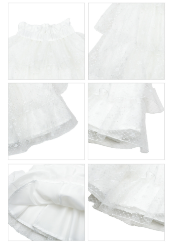 BEBEBEBE BIRTHDAY EDITION  Ribbon rabbit birthday puff t-shirt + skirt SET