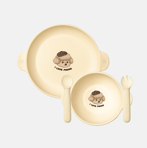 UBMOM Silicone Plate / Spoon & Fork Set