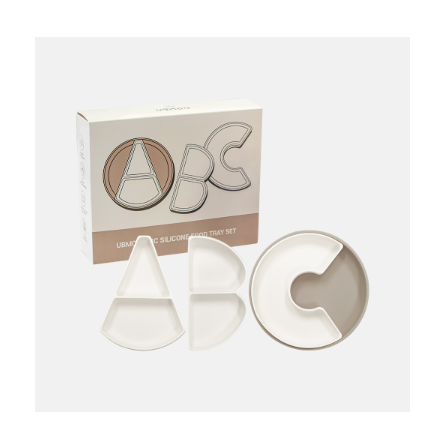 UBMOM ABC Silicone Plate Set