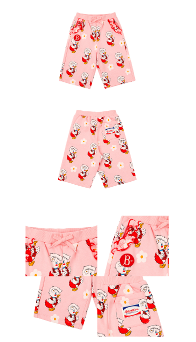 BEBE DE PINO All over halii baby frill sweatpants