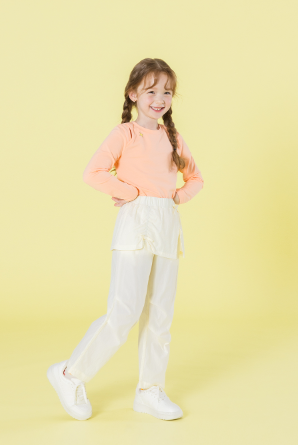 I LOVE J SPRING Slim Cut-Out Top