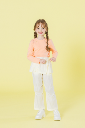 I LOVE J SPRING Slim Cut-Out Top