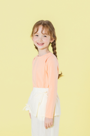 I LOVE J SPRING Slim Cut-Out Top