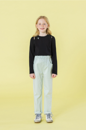 I LOVE J Clut Slim Cut-out Top