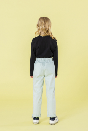 I LOVE J Clut Slim Cut-out Top