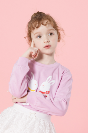 I LOVE J Rabbit MTM Top