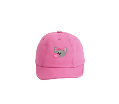 BEBEBEBE 2025 SPRING Bubblegum cat cap (PINK)