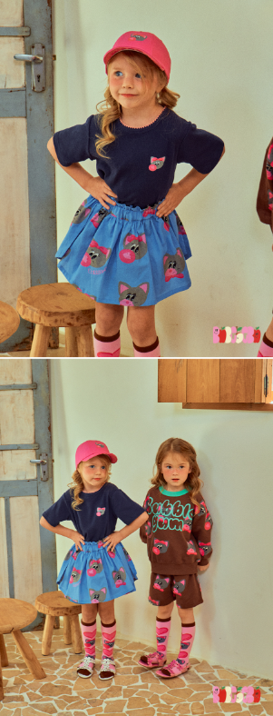 BEBEBEBE 2025 SPRING 2ND PRE ORDER Bubblegum cat cap (PINK)