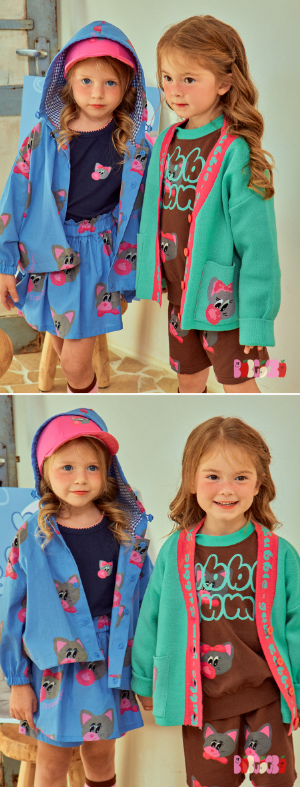 BEBEBEBE 2025 SPRING 2ND PRE ORDER Bubblegum cat cap (PINK)