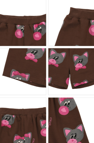 BEBEBEBE 2025 SPRING 2ND PRE ORDER Bubblegum cat training SET (BROWN)
