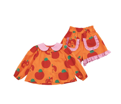 BEBEBEBE 2025 SPRING 2ND PRE ORDER Apple rabbit blouse SET