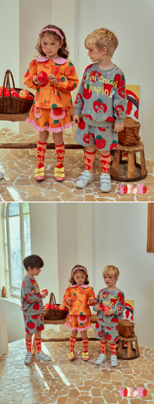 BEBEBEBE 2025 SPRING 2ND PRE ORDER Apple rabbit blouse SET