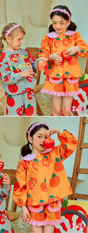 BEBEBEBE 2025 SPRING 2ND PRE ORDER Apple rabbit blouse SET