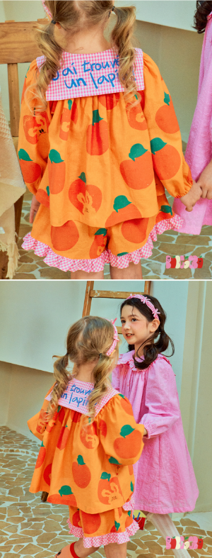 BEBEBEBE 2025 SPRING 2ND PRE ORDER Apple rabbit blouse SET