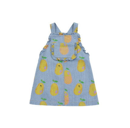 BEBEBEBE 2025 SPRING 2ND PRE ORDER Mango suspender skirt (BLUE)