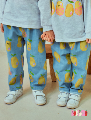BEBEBEBE 2025 SPRING 2ND PRE ORDER Mango denim pants (BLUE)