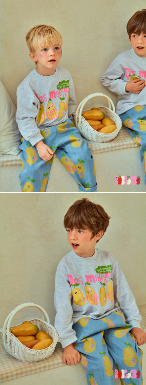 BEBEBEBE 2025 SPRING 2ND PRE ORDER Mango denim pants (BLUE)