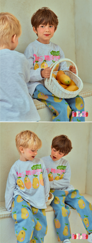 BEBEBEBE 2025 SPRING 2ND PRE ORDER Mango t-shirt (MELANGE)