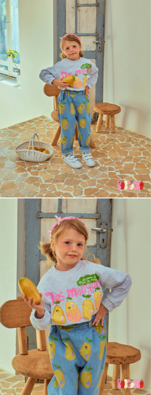 BEBEBEBE 2025 SPRING 2ND PRE ORDER Mango t-shirt (MELANGE)