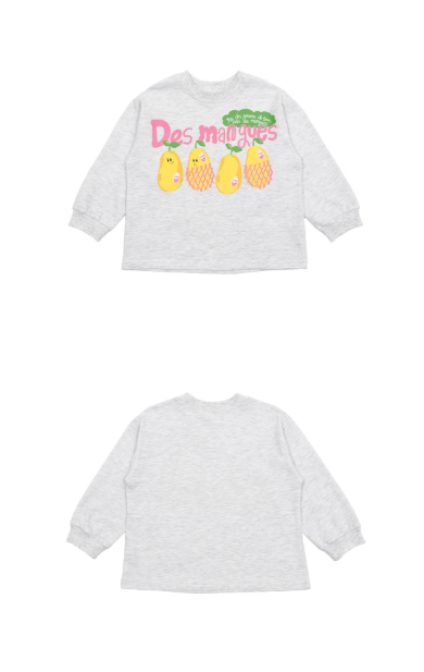 BEBEBEBE 2025 SPRING 2ND PRE ORDER Mango t-shirt (MELANGE)