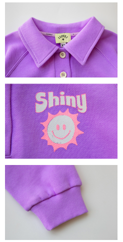 I LOVE J Shiny Collar 2pc Set